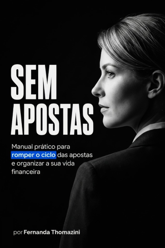 Mockup do Manual Prático Sem Apostas por Fernanda Thomazini